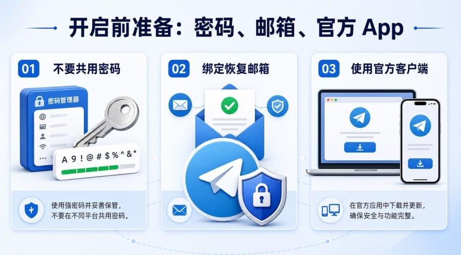 Telegram 两步验证怎么开启？手机端设置步骤与忘记密码处理 第 3 张正文图